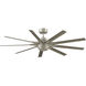 Odyn Custom 8.27 inch Brushed Nickel Fan-Multi, Blades Sold Separately