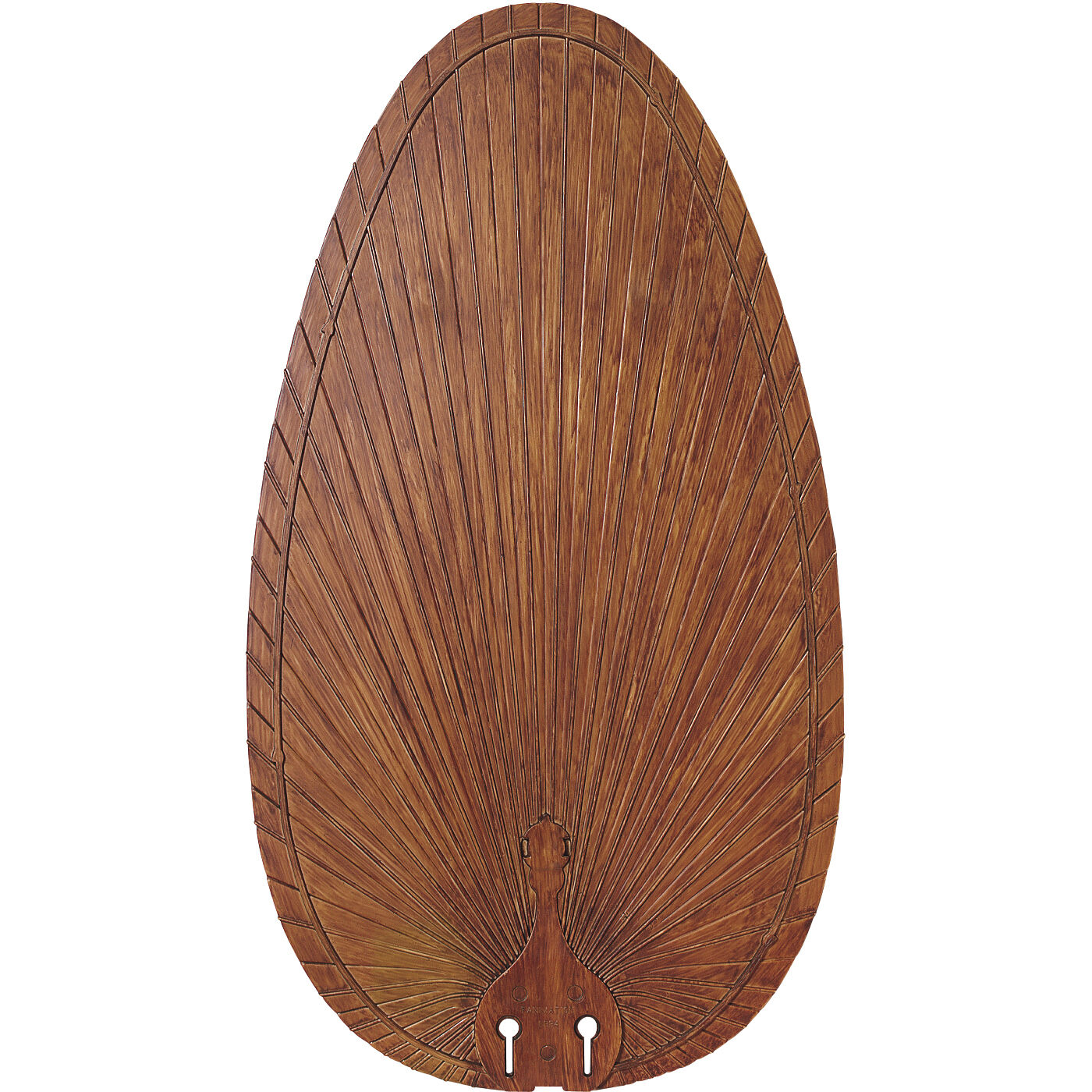 Blades Plastic Composite Palm Brown/Red 22 inch Each Fan Blades