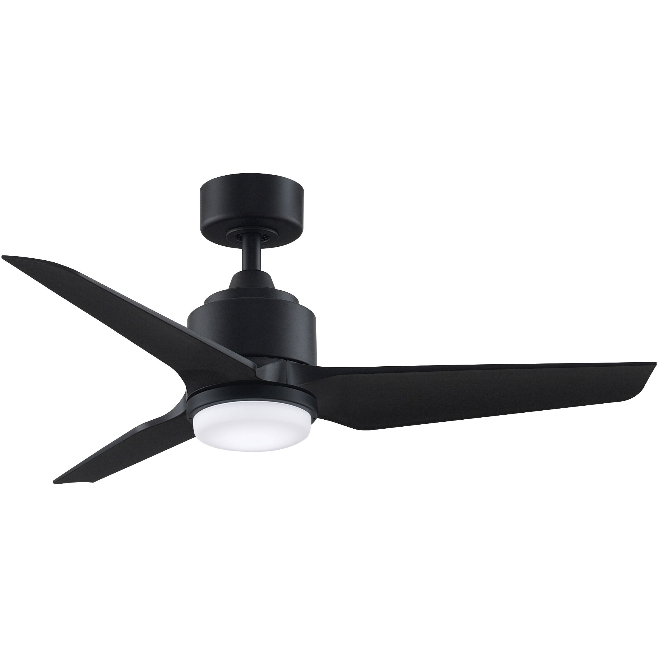 TriAire Custom LED Black Fan Light