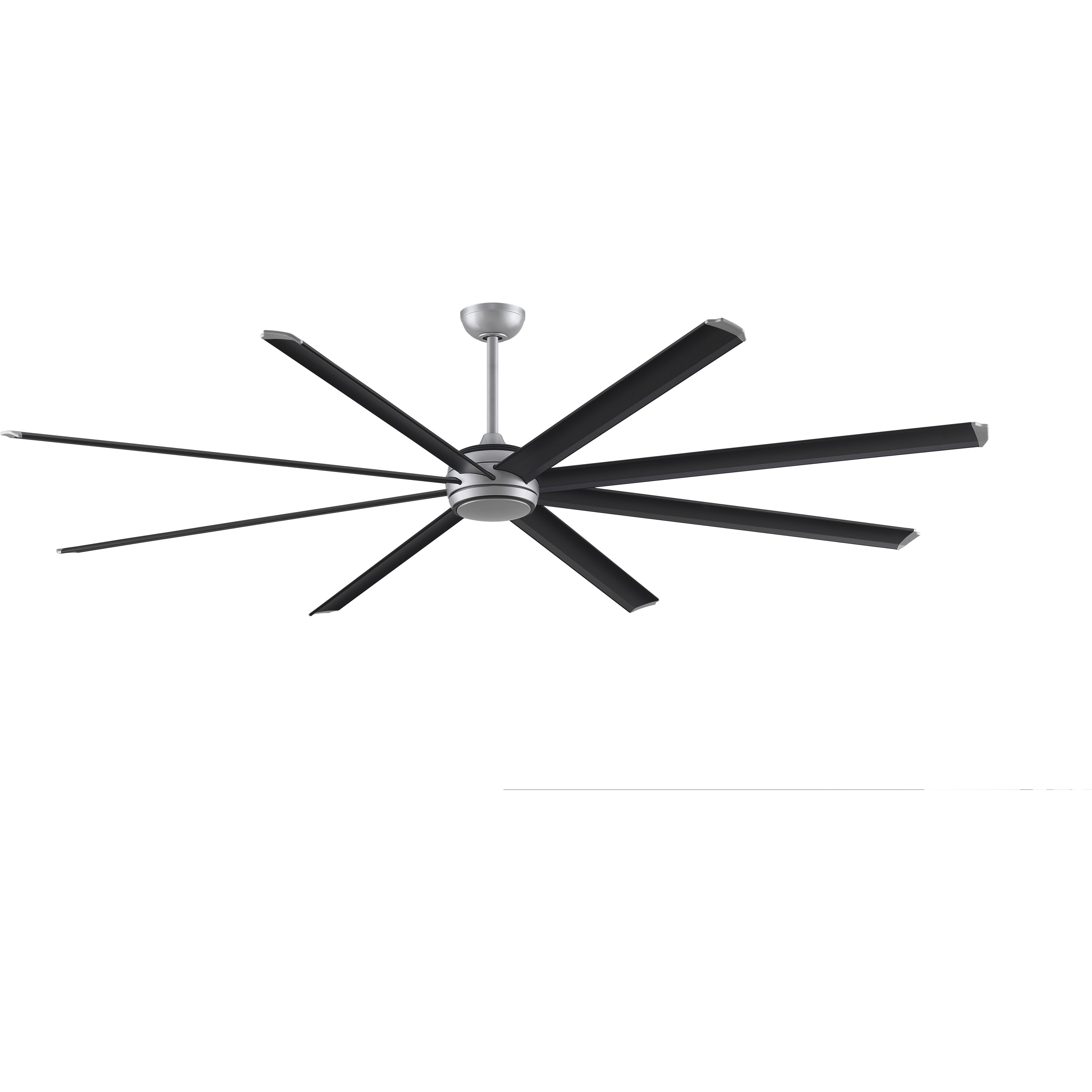 Stellar 96 9.21 inch Silver Fan Motor Only, Blades Sold Separately