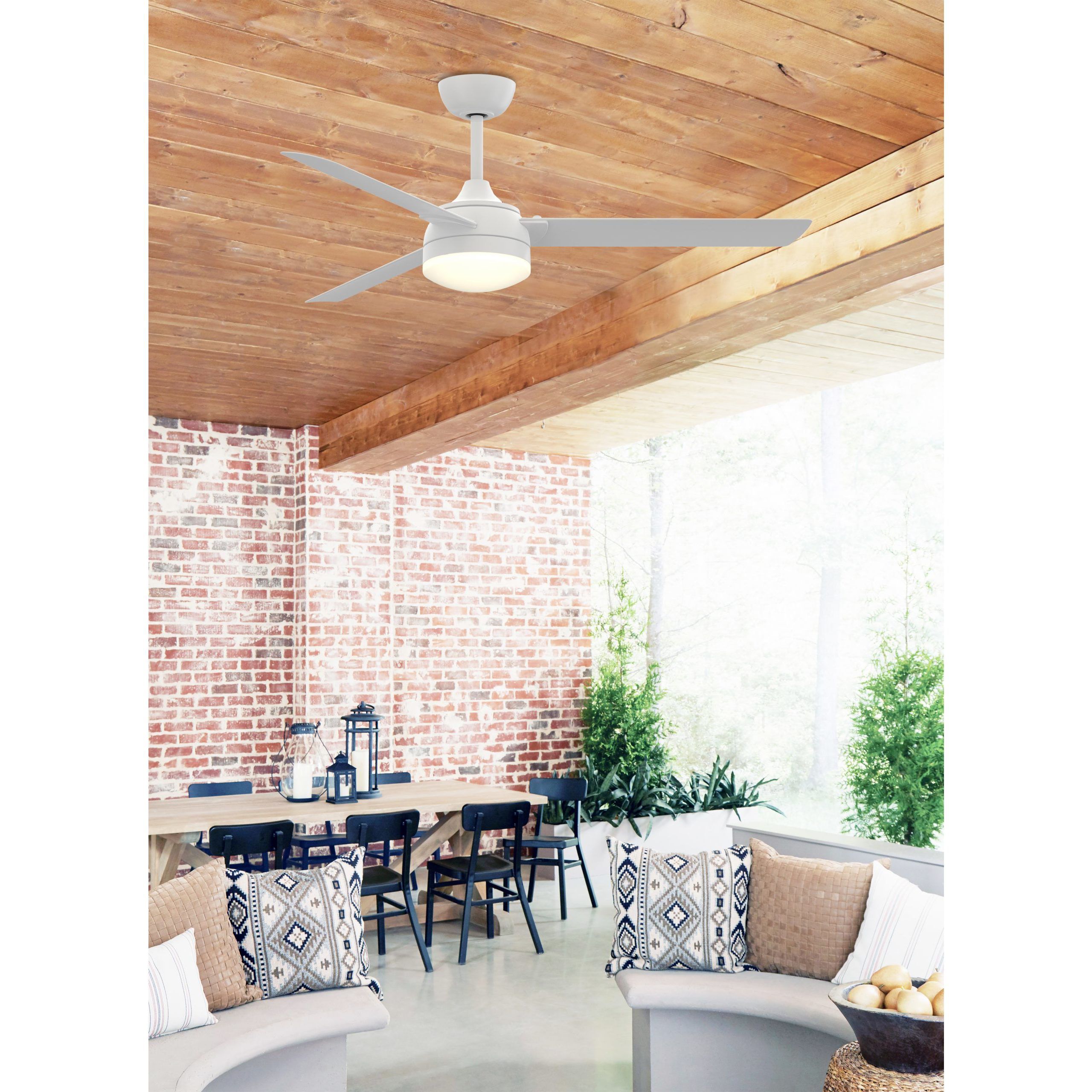 Xeno Wet 56 inch Dark Bronze Fan-Uni in 120 Volts