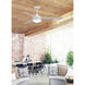 Xeno Wet 56 inch Matte White Fan-Uni in 120 Volts
