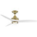 Spitfire Brushed Satin Brass Fan Motor, (Motor Only - Blades sold separately)