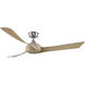 Wrap Custom 8.88 inch Brushed Nickel Fan-Multi