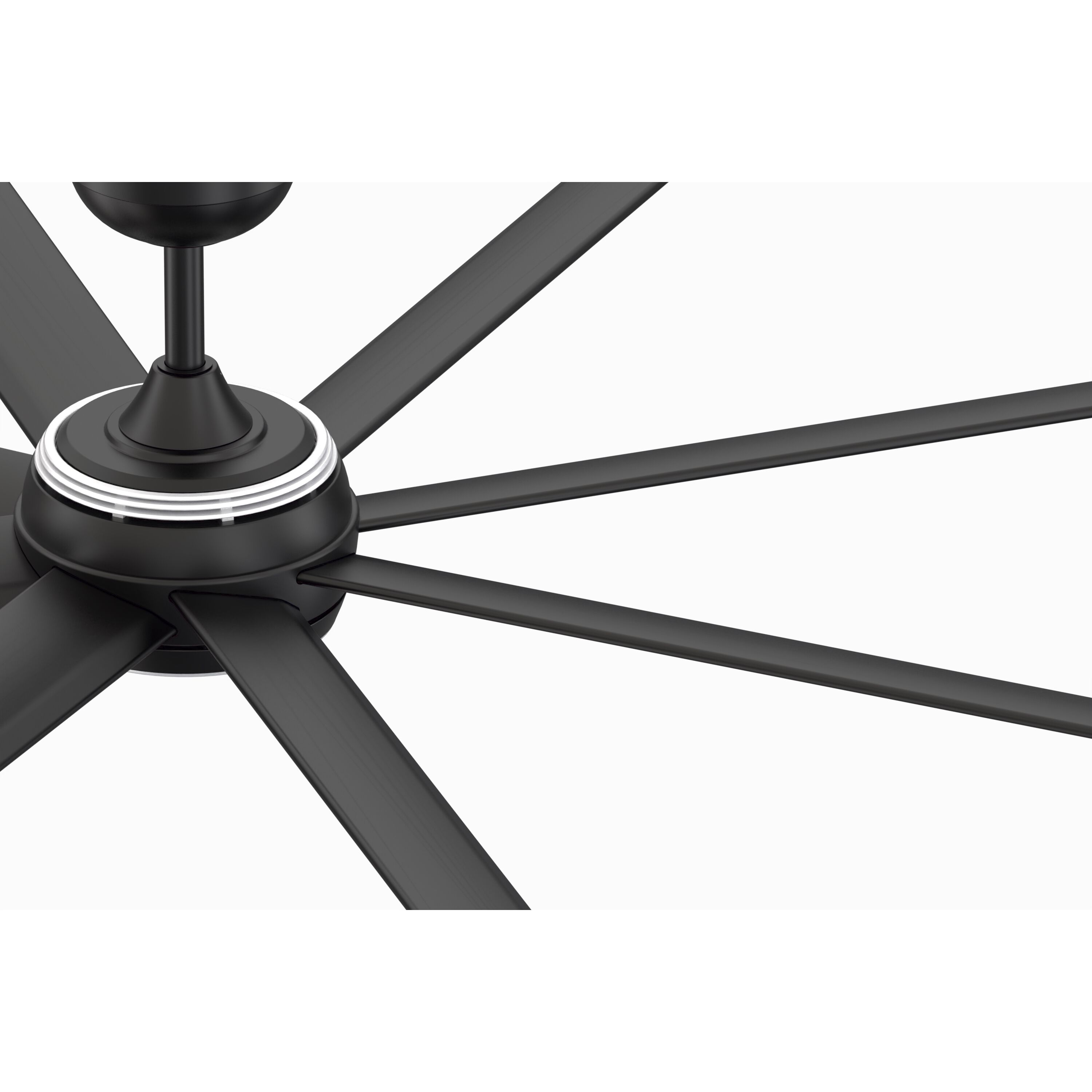 Stellar Custom 9.21 inch Black Fan Motor Only, Blades Sold Separately