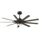 Odyn Custom 8.27 inch Matte Greige Fan-Multi, Blades Sold Separately