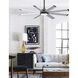 Stellar Custom Black Fan Motor, Blades Sold Separately