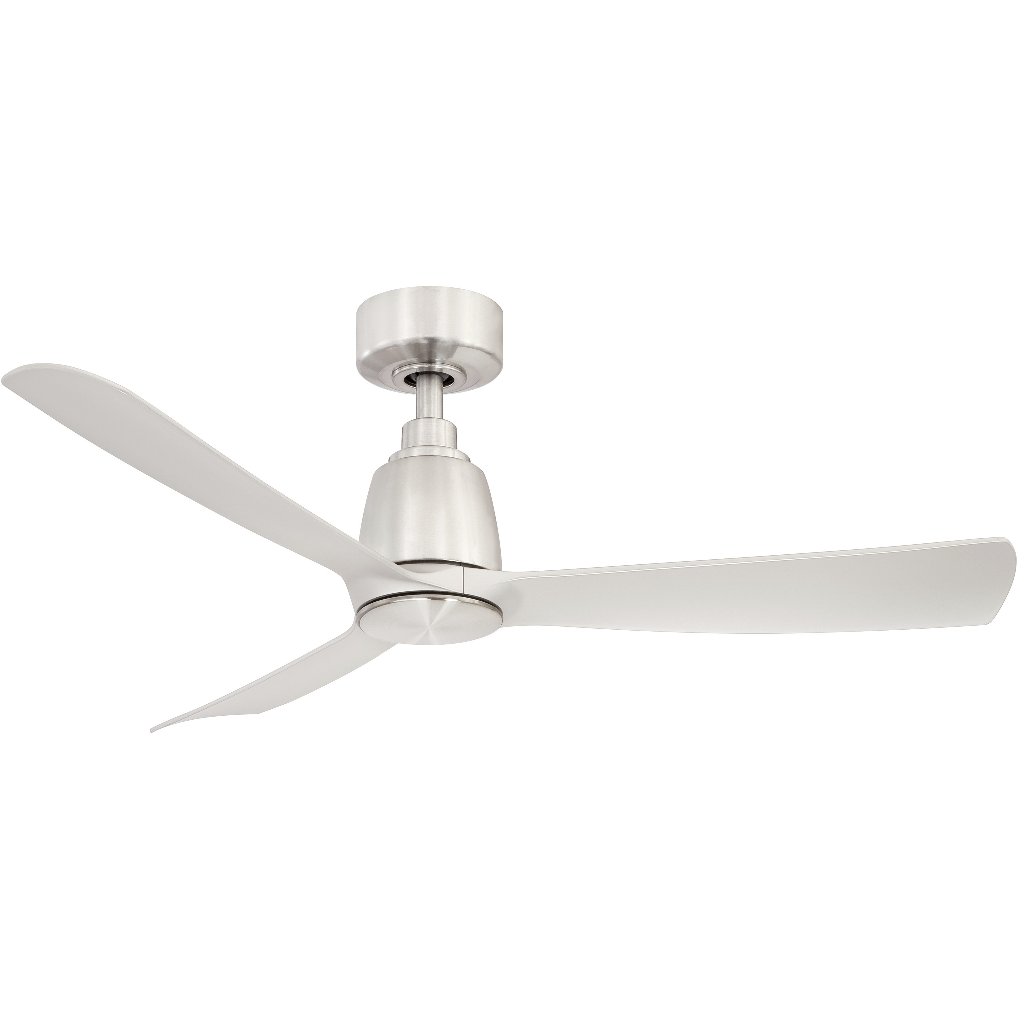 Kute 44 44 inch Brushed Nickel Ceiling Fan in 3