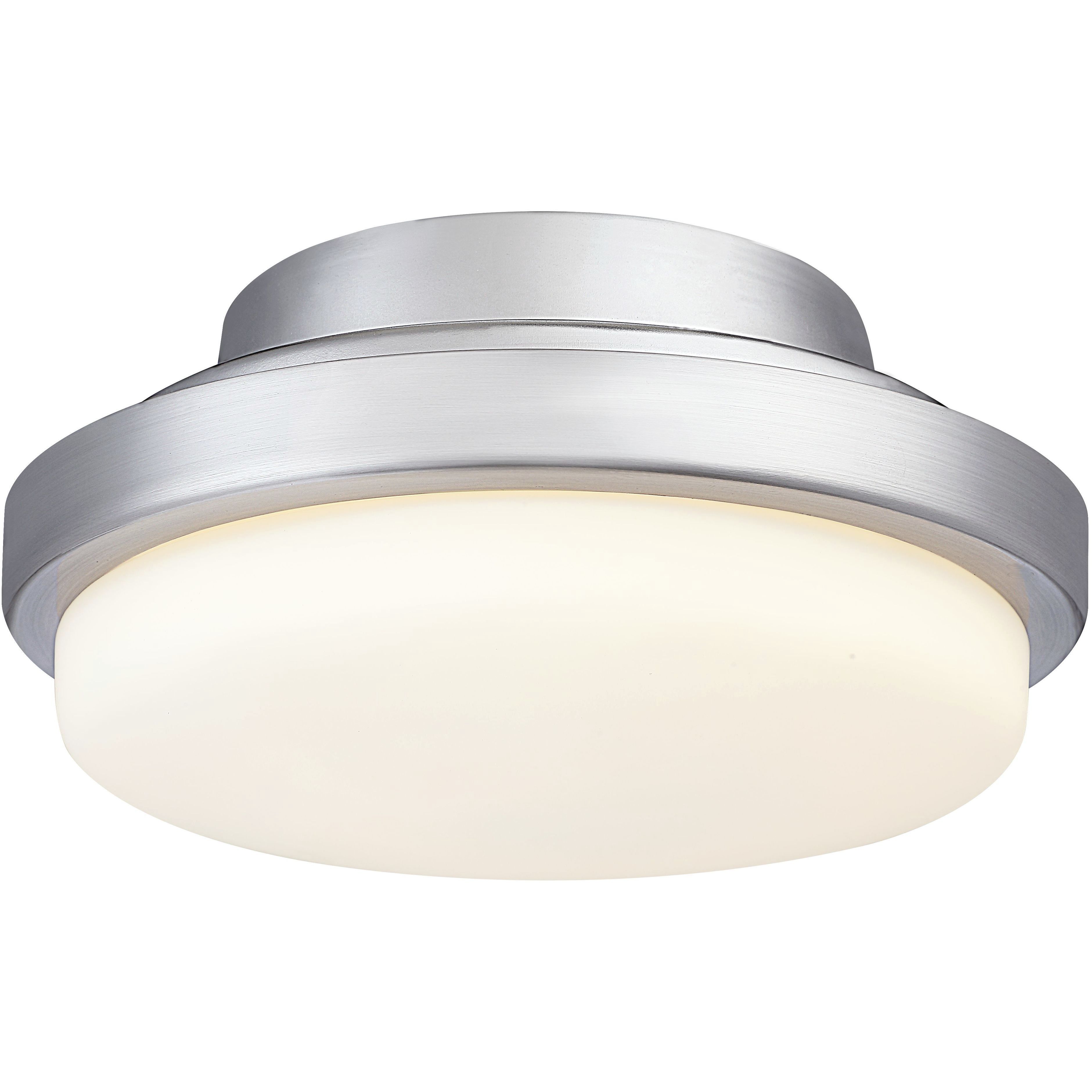 TriAire Custom 1 Light Brushed Nickel Fan Light