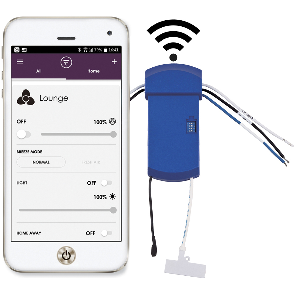 FanSync Blue Fan Wi-Fi Receiver